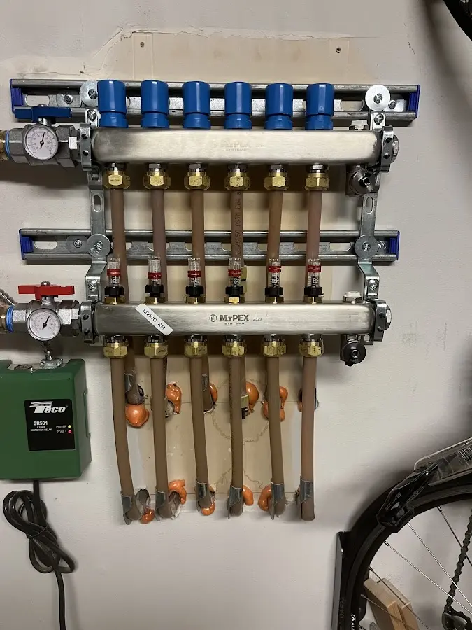 Plumber performing Leak Detection at a residential property in Moscow Mills